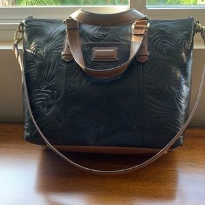 Tignanello Stamped Leather Purse